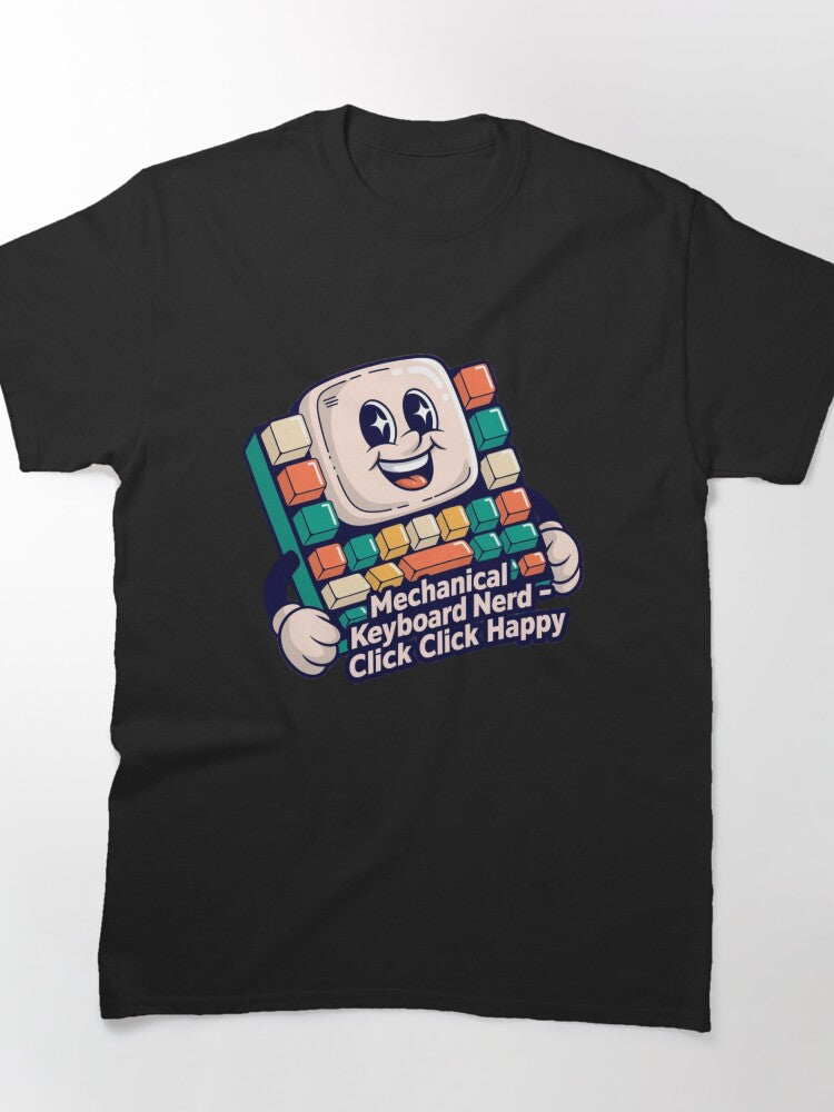 Mechanical Keyboard Nerd – Clicky Keys Club Classic T-Shirt