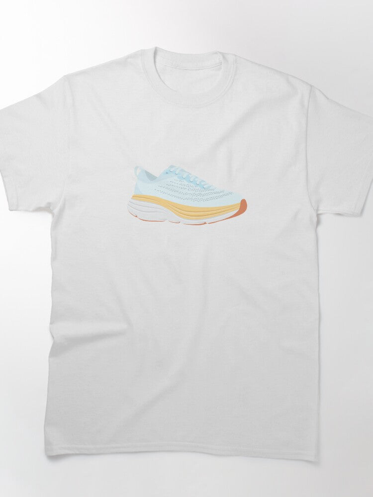 Light Blue Running Shoe Classic T-Shirt